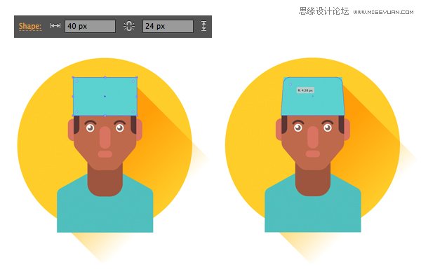 Illustrator绘制扁平化风格的外科医生头像 第2张 Illustrator绘制扁平化风格的外科医生头像 第2张