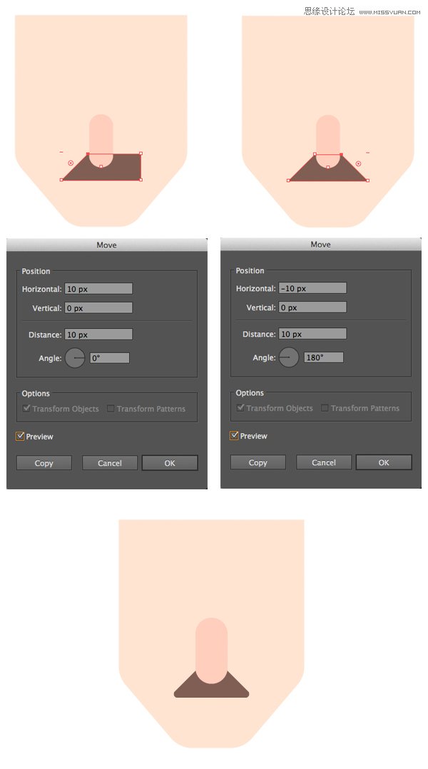 Illustrator设计扁平化风格的职业角色图像  第6张
