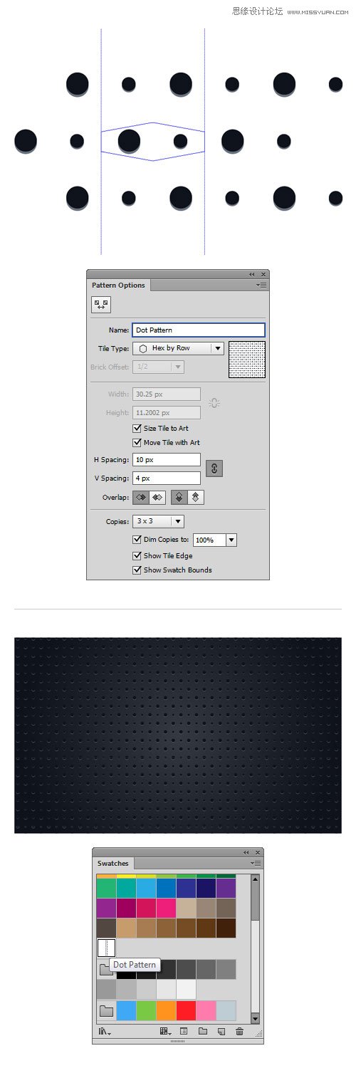 Illustrator绘制大气典雅的灯光背景效果图  第4张