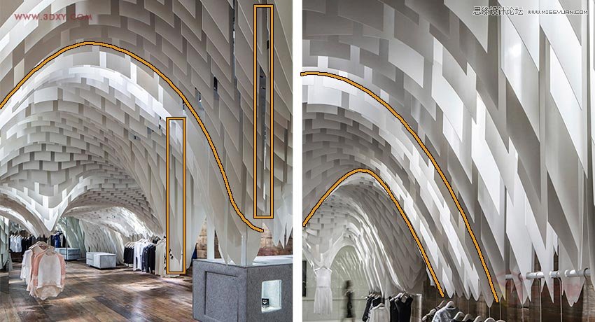 3DMAX给时尚大气的异形天花吊顶建模 第2张 3DMAX给时尚大气的异形天花吊顶建模 第2张