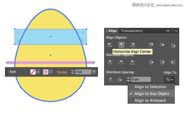 Illustrator绘制扁平化风格的复活节图标  第4张