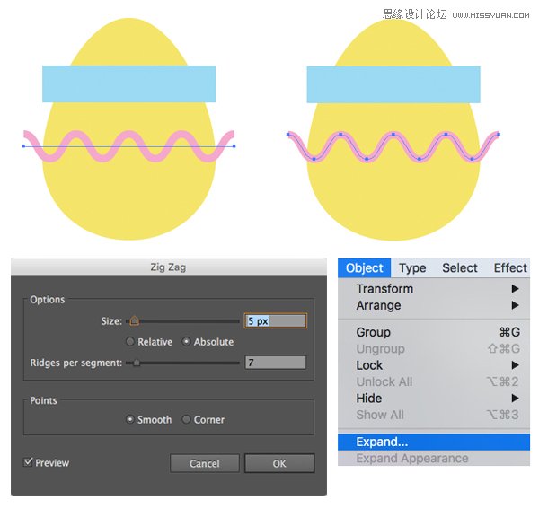 Illustrator绘制扁平化风格的复活节图标  第5张