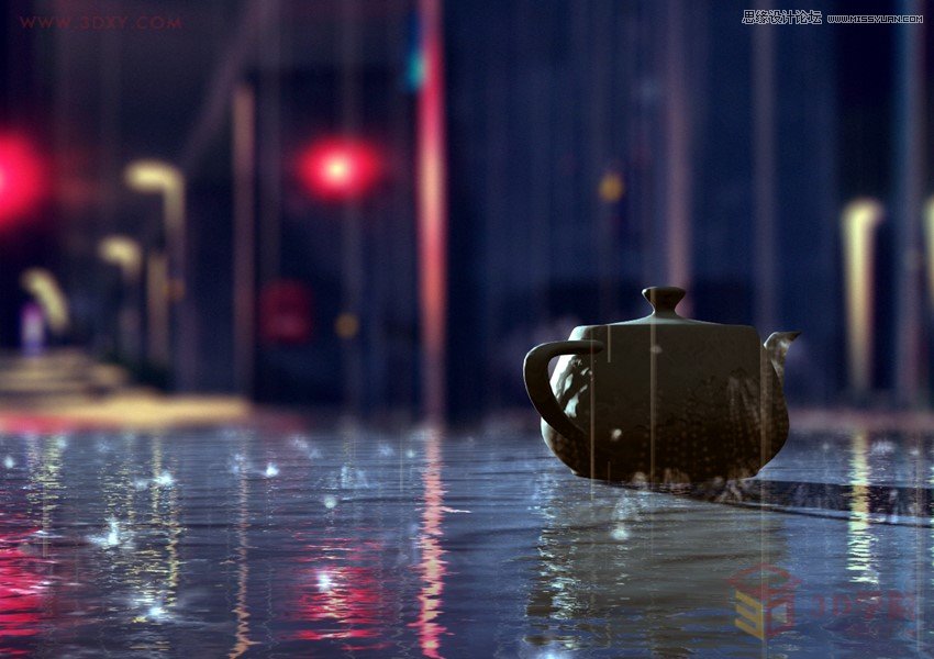 3dMAX巧用粒子流创建雨景特效教程