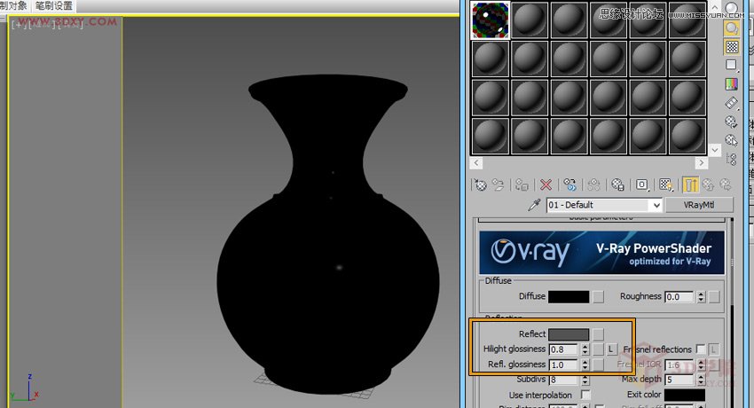 3DMAX不锈钢材质效果表现方法及技巧  第2张
