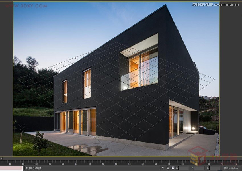 3DMAX巧用透视匹配给照片建模  第3张