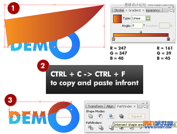 Illustrator制作时尚大气的放大镜教程  第3张