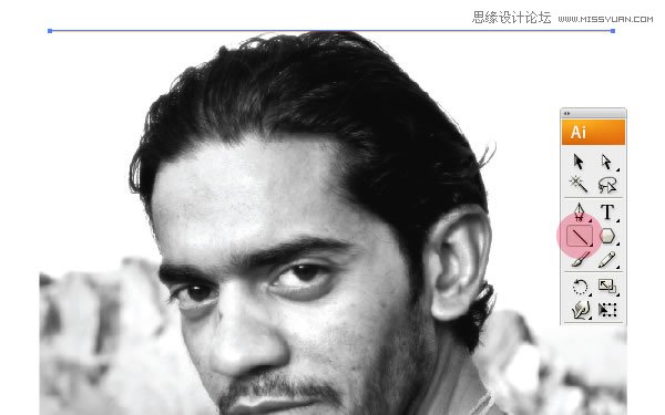 Illustrator把照片制作成矢量线条插画  第4张