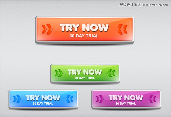 Illustrator实例教程：使用3D效果制作网页按钮  第1张