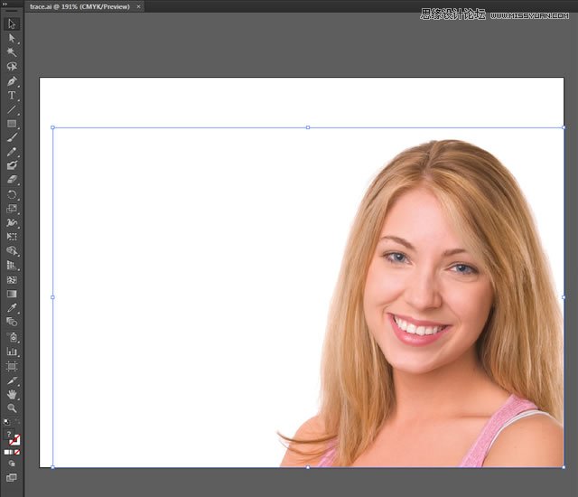 Illustrator调出人物照片质感的黑白效果 第5张 Illustrator调出人物照片质感的黑白效果 第5张