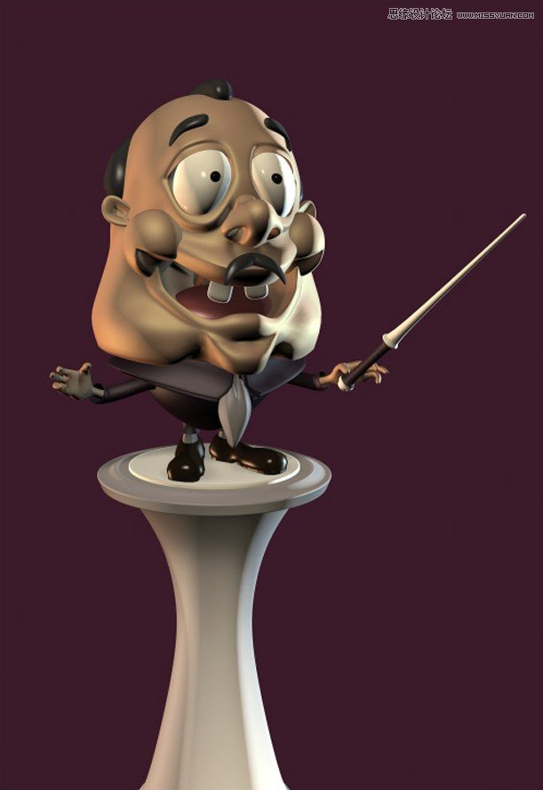 3DMAX制作卡通风格的指挥家教程  第5张