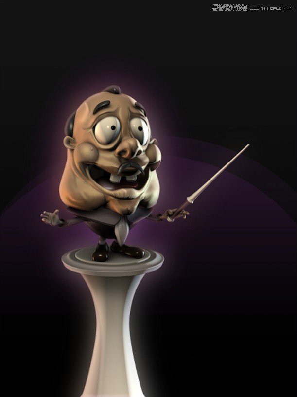 3DMAX制作卡通风格的指挥家教程  第6张