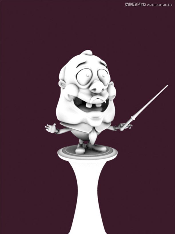 3DMAX制作卡通风格的指挥家教程  第7张