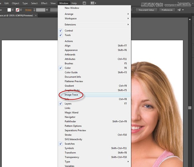 Illustrator调出人物照片质感的黑白效果 第6张 Illustrator调出人物照片质感的黑白效果 第6张