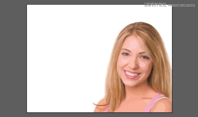 Illustrator调出人物照片质感的黑白效果 第13张 Illustrator调出人物照片质感的黑白效果 第13张