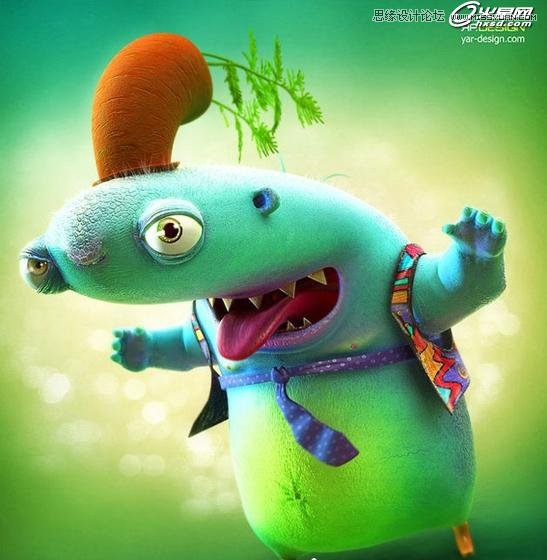 3ds Max制作吓人的外星小怪物  第1张