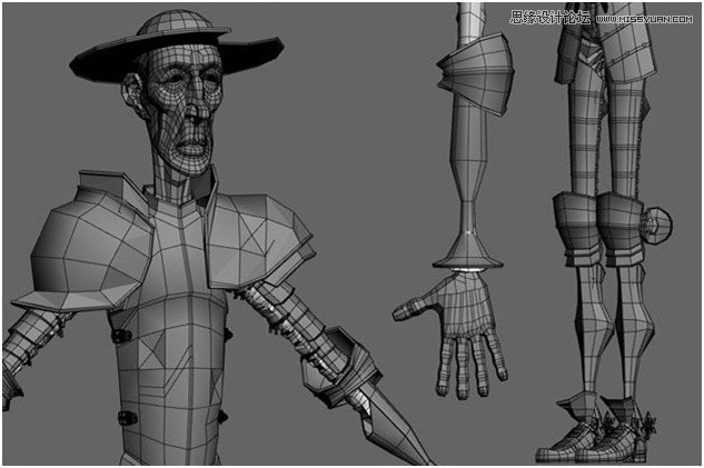 3Ds Max制作“唐吉可德”人物教程  第3张