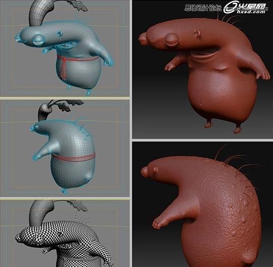 3ds Max制作吓人的外星小怪物  第5张