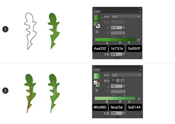 Illustrator制作唯美多彩蔬菜沙拉盘 第10张 Illustrator制作唯美多彩蔬菜沙拉盘 第10张