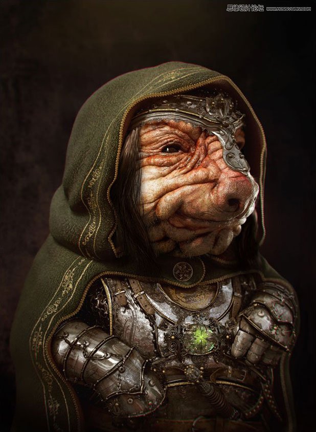 3DMAX制作身穿盔甲的外星人教程 第1张 3DMAX制作身穿盔甲的外星人教程 第1张