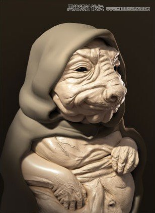 3DMAX制作身穿盔甲的外星人教程 第3张 3DMAX制作身穿盔甲的外星人教程 第3张