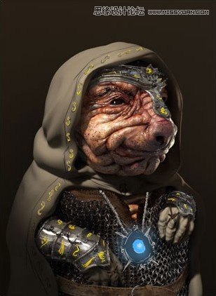 3DMAX制作身穿盔甲的外星人教程 第4张 3DMAX制作身穿盔甲的外星人教程 第4张