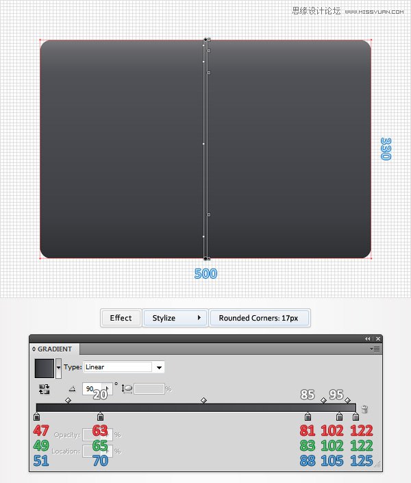 Illustrator绘制逼真的WACOM绘画板教程 第3张 Illustrator绘制逼真的WACOM绘画板教程 第3张