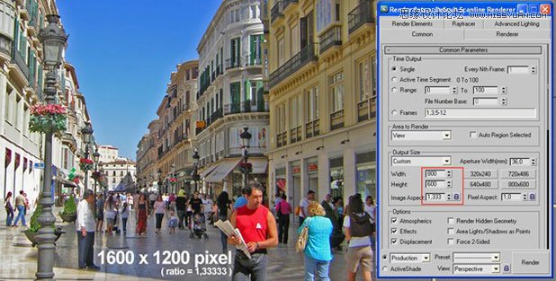 3Dmax基础教程:六步设置3dsmax的相机匹配 第3张 3Dmax基础教程:六步设置3dsmax的相机匹配 第3张