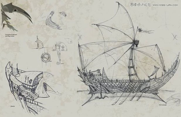 3DMAX制作在大海中航行的帆船  第2张