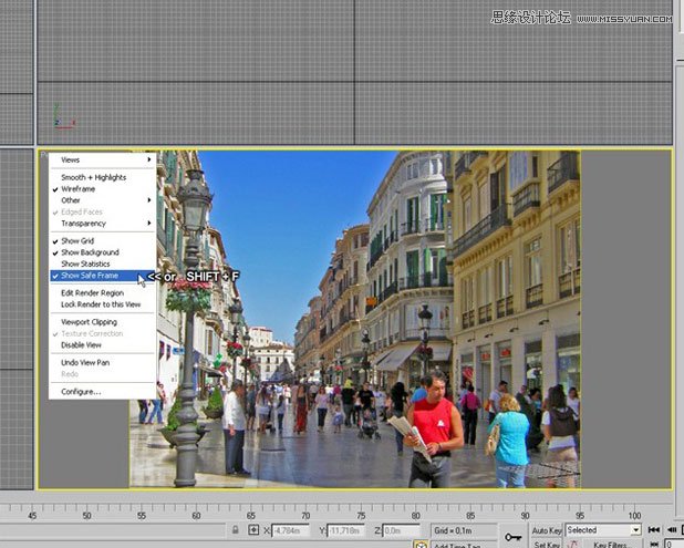 3Dmax基础教程:六步设置3dsmax的相机匹配 第5张 3Dmax基础教程:六步设置3dsmax的相机匹配 第5张