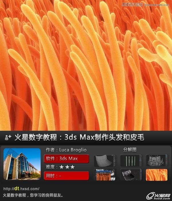 3ds Max制作头发和皮毛实例教程  第1张