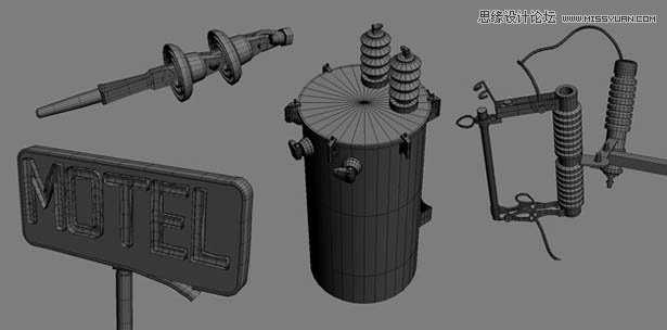 3ds Max制作马路上的破旧汽车教程 第3张 3ds Max制作马路上的破旧汽车教程 第3张