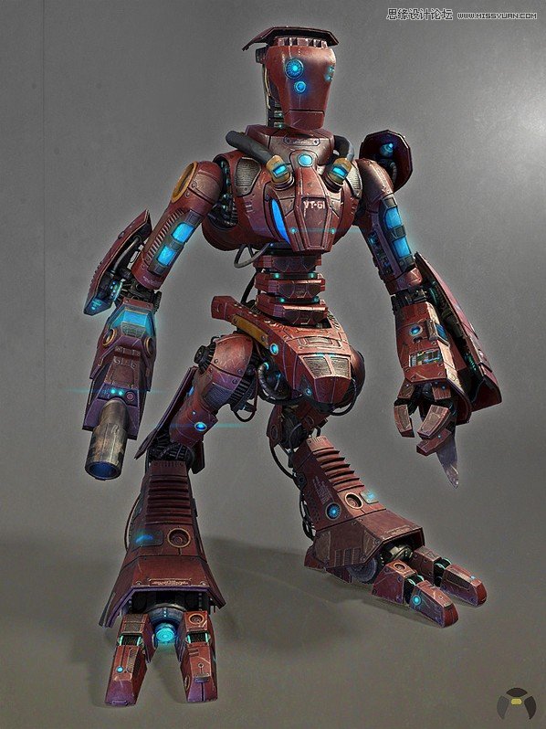 3DMAX制作超酷的外星机器人