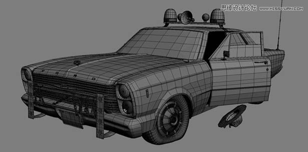 3ds Max制作马路上的破旧汽车教程 第4张 3ds Max制作马路上的破旧汽车教程 第4张