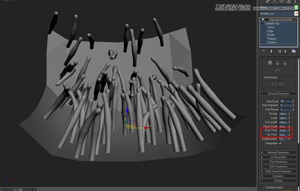 3ds Max制作头发和皮毛实例教程  第7张