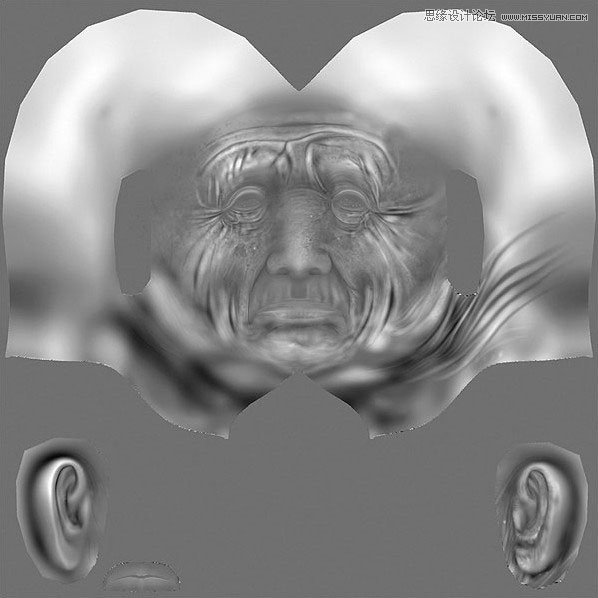 3ds Max制作乡村渔夫头像设计教程 第3张 3ds Max制作乡村渔夫头像设计教程 第3张