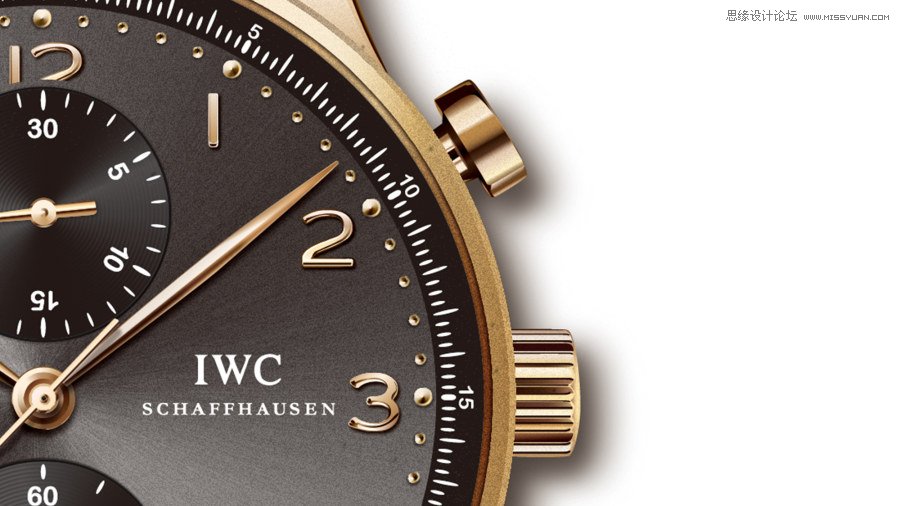 Illustrator绘制逼真的手表效果图  第2张