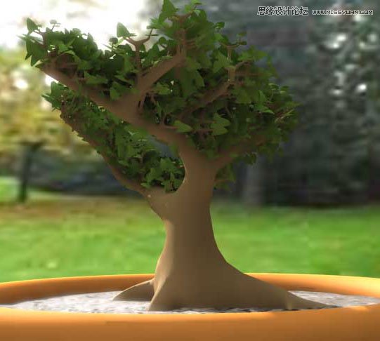 3ds Max制作绿色逼真的树木教程 第1张 3ds Max制作绿色逼真的树木教程 第1张