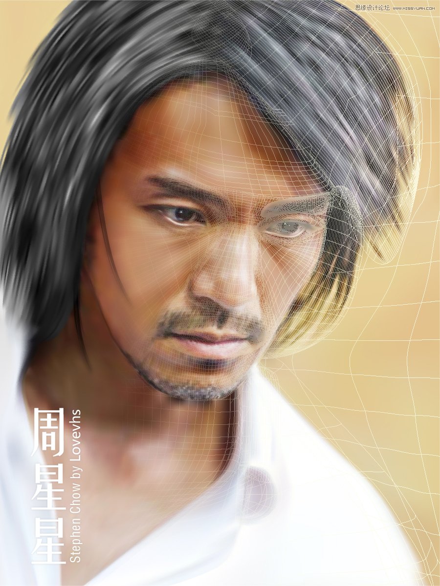 Illustrator绘画实例解析网格工具使用技巧