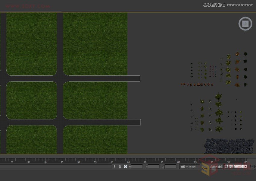 3DMAX制作逼真的石墨工具制作地形  第2张