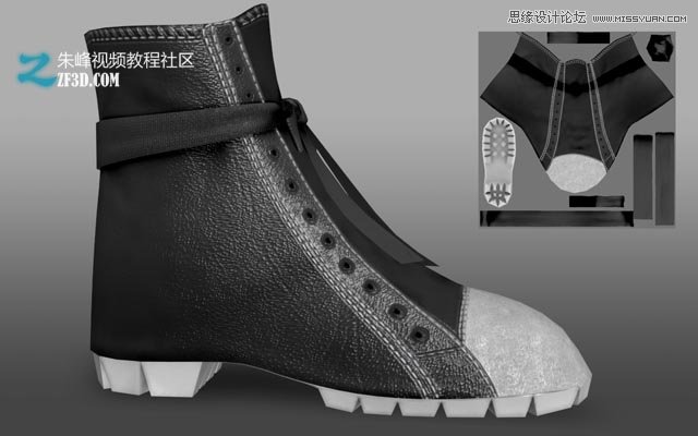 3dmax制作逼真的高跟鞋教程