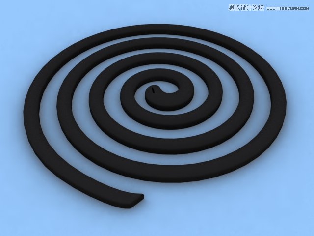 3DS max制作立体感的蚊香实例教程