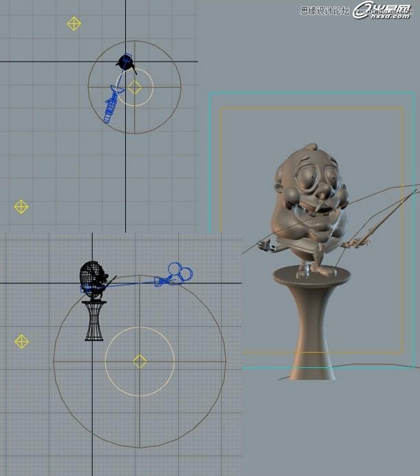 3ds Max绘制卡通立体效果的指挥家  第3张