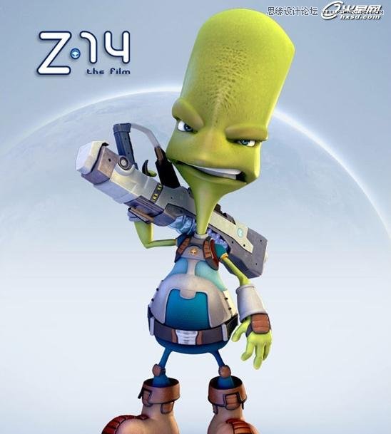 3ds Max绘制个性的外星生物