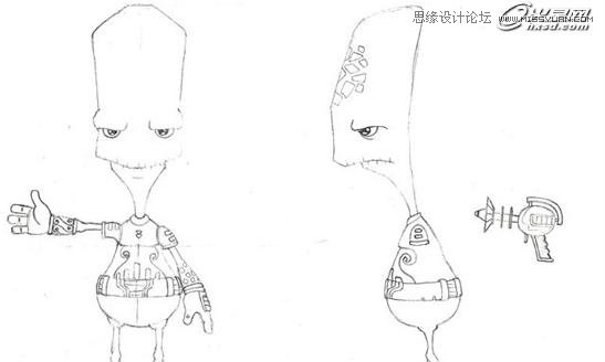 3ds Max绘制个性的外星生物 第2张 3ds Max绘制个性的外星生物 第2张