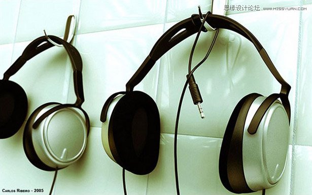 3DSMAX制作逼真的电脑耳机教程 第1张 3DSMAX制作逼真的电脑耳机教程 第1张