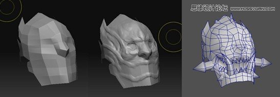 3dsMAX制作火离妖游戏模型过程 第3张 3dsMAX制作火离妖游戏模型过程 第3张