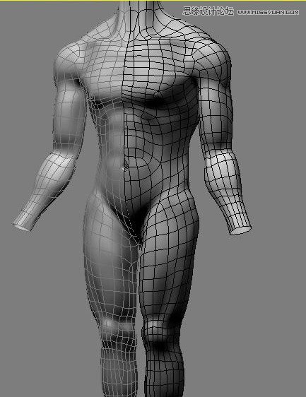 3ds max解析人体建模实例教程  第3张