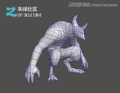 3dsMAX制作火离妖游戏模型过程 第5张 3dsMAX制作火离妖游戏模型过程 第5张