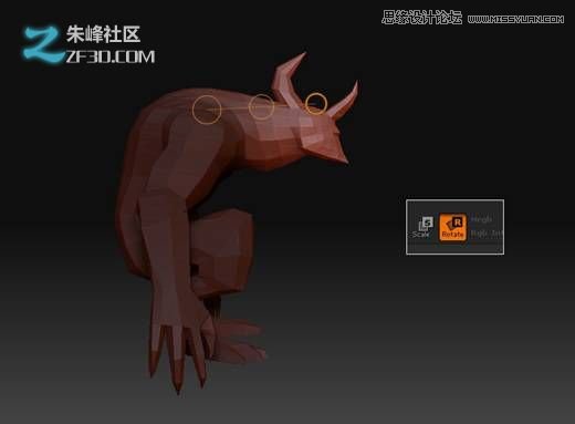 3dsMAX制作火离妖游戏模型过程 第6张 3dsMAX制作火离妖游戏模型过程 第6张