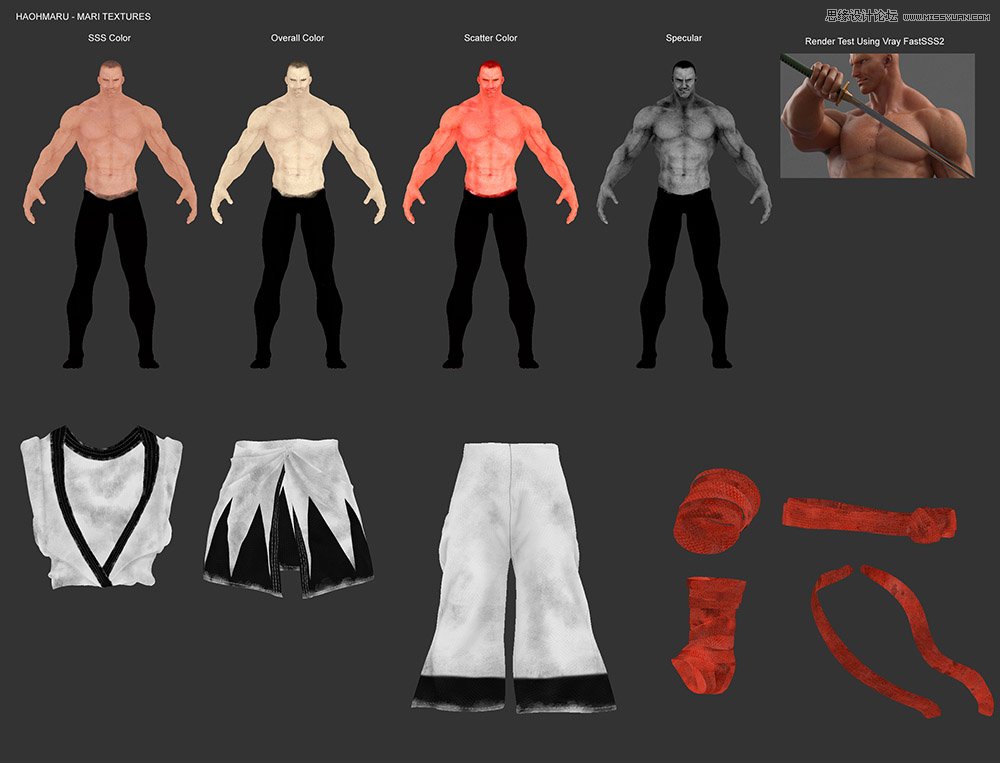 3dMax结合zbrush制作超酷的霸王丸教程  第9张